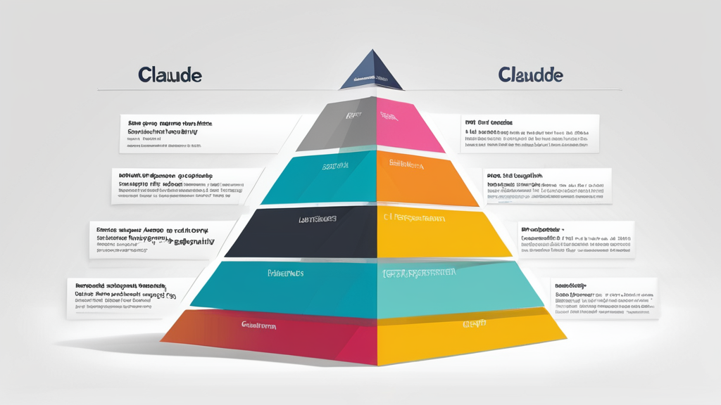 Layered knowledge base structure visualization, three-tier hierarchy of document