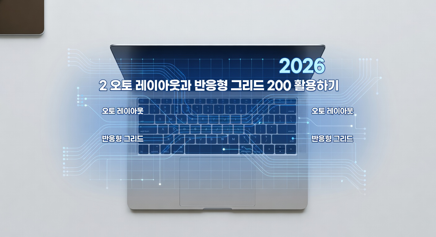 2 오토 레이아웃과 반응형 그리드 200 활용하기