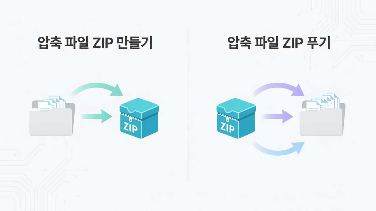 압축 풀기 이렇게 하면 끝