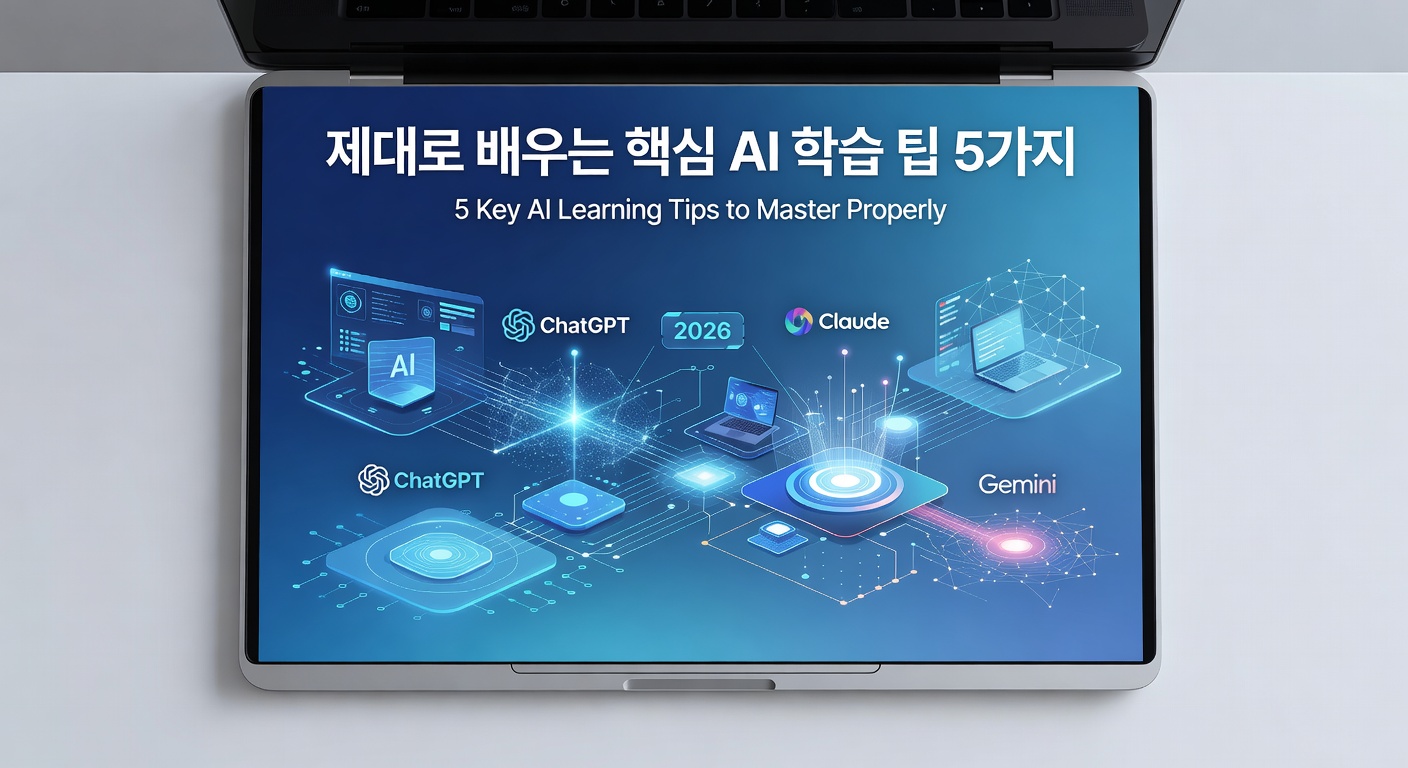 제대로 배우는 핵심 AI 학습 팁 5가지