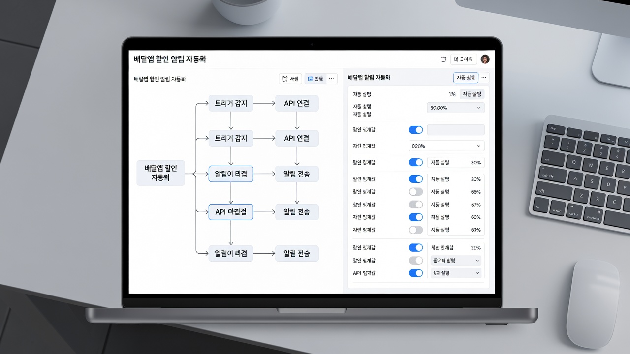 배달앱 할인 알림 자동화하는 법 배달앱 할인 알림 자동화하는 법