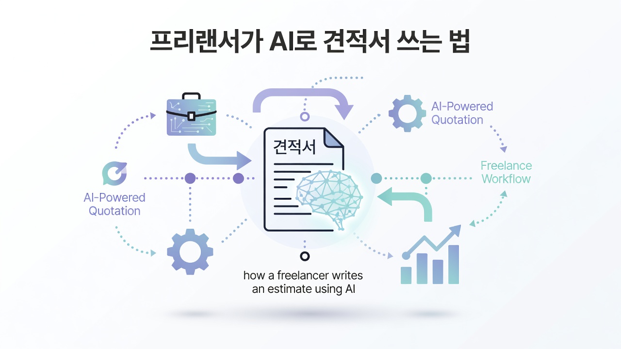 프리랜서가 AI로 견적서 쓰는 법 프리랜서가 AI로 견적서 쓰는 법