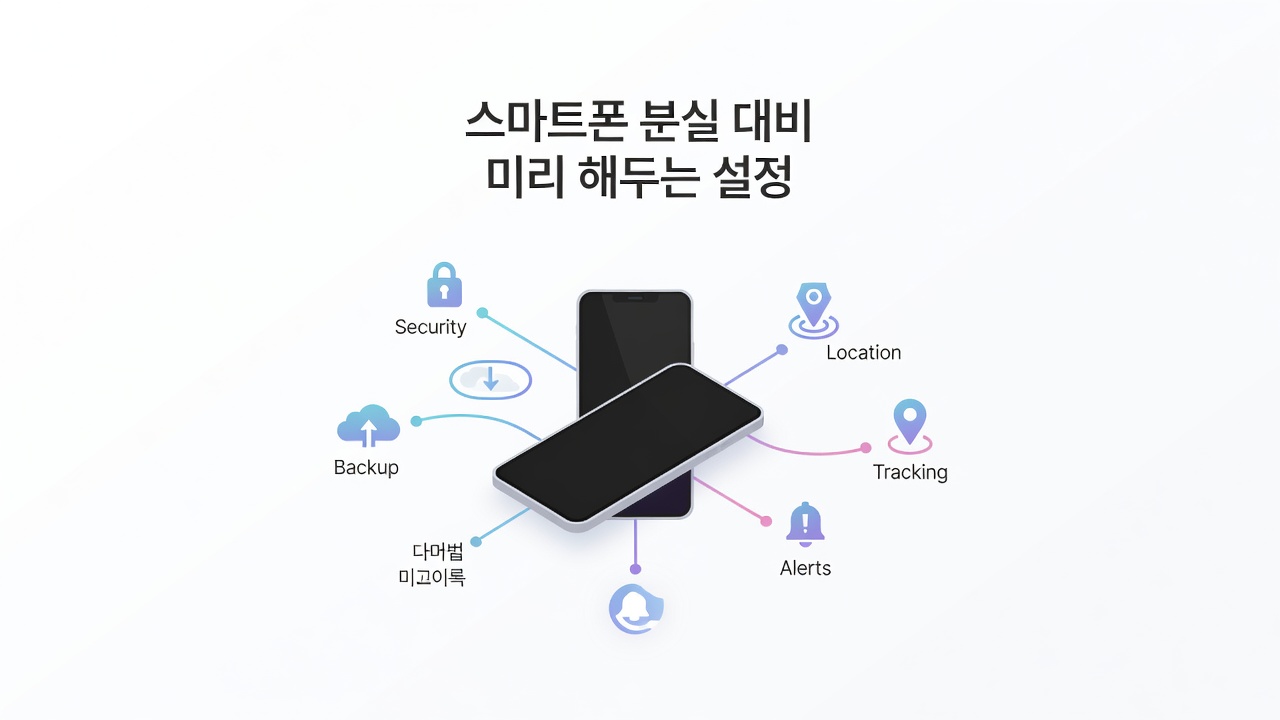 스마트폰 분실 대비 미리 해두는 설정 스마트폰 분실 대비 미리 해두는 설정