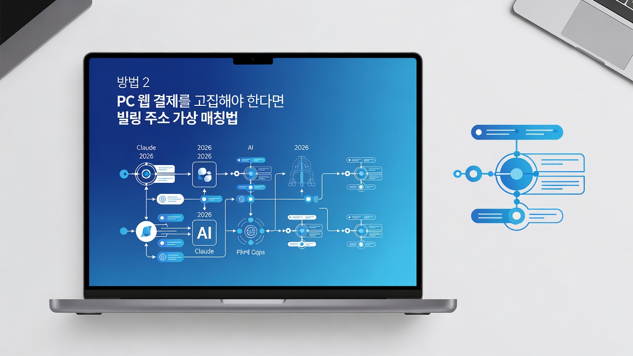방법 2 PC 웹 결제를 고집해야 한다면 빌링 주소 가상 매칭법