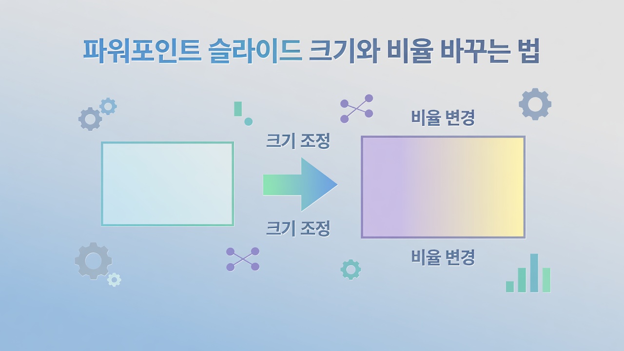 1 파워포인트 슬라이드 크기와 비율 기본부터 짚기