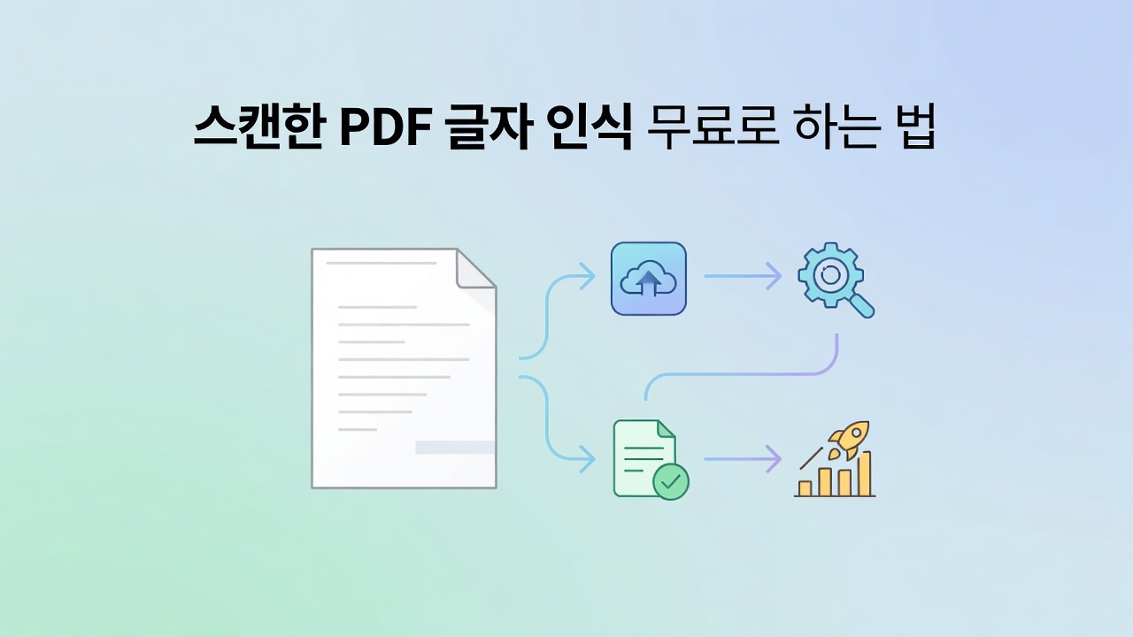 2 무료로 스캔 PDF 텍스트 인식하는 방법 3가지