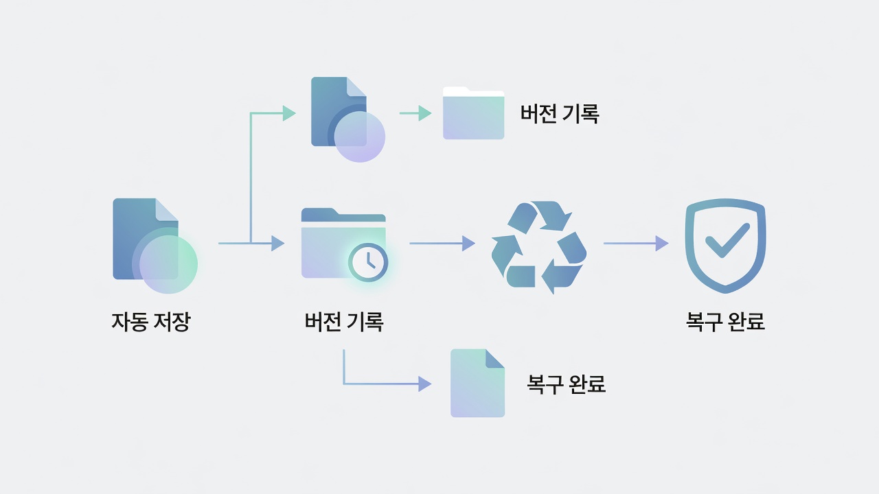 2 임시 저장 폴더에서 직접 건져내기