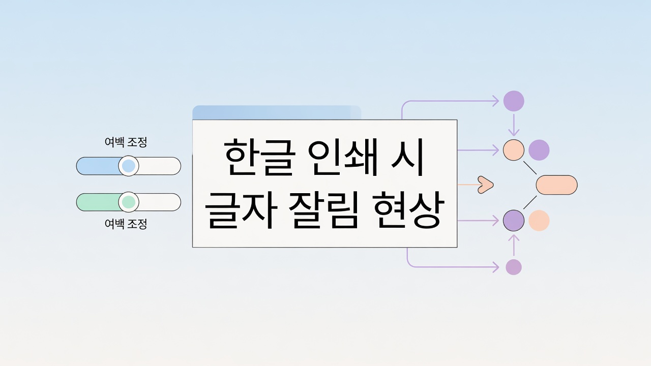 편집 용지 여백 직접 조정하는 법