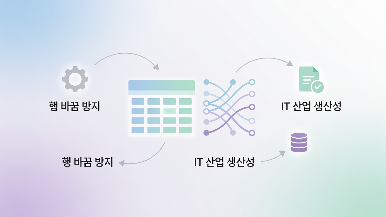왜 한글 표 셀에서는 줄이 안 바뀔까